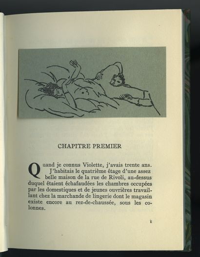 null [Marquise de MANNOURY d'ECTOT - Charles-Auguste EDELMANN]. Le Roman de Violette....