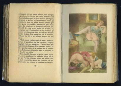 null [Edmond DUMOULIN - CALVES]. E. D. Mes amours avec Victoire. Au bibliophile occulte...