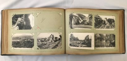 null OLD POSTCARDS. 4 albums containing more than 1000 postcards : France and ab...
