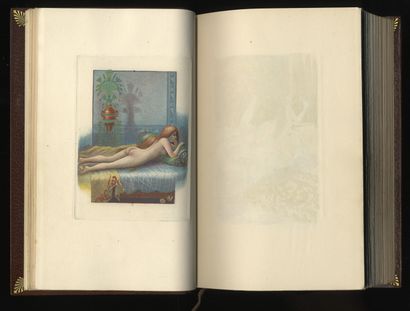 null ENRICHED WITH 62 WATERCOLOR DRAWINGS. Pierre LOUŸS. Aphrodite, ancient mores....