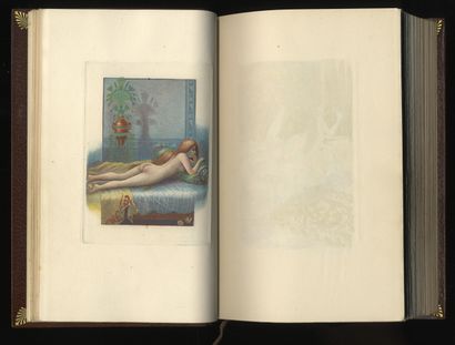 null ENRICHI DE 62 DESSINS À L'AQUARELLE. Pierre LOUŸS. Aphrodite, mœurs antiques....