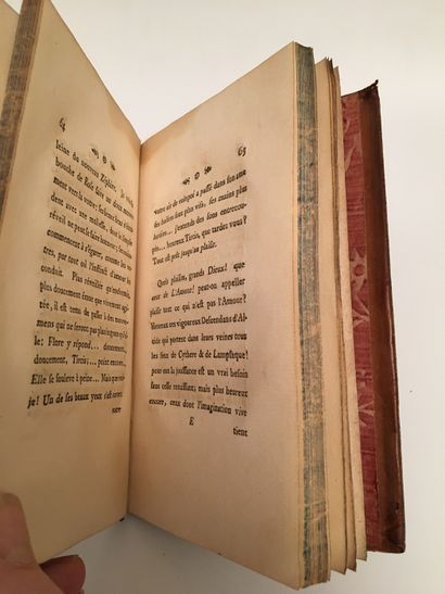 null The Art of Enjoyment. Cythère, 1751. In-12 of 136 pages, brown calf, spine ornamented,...