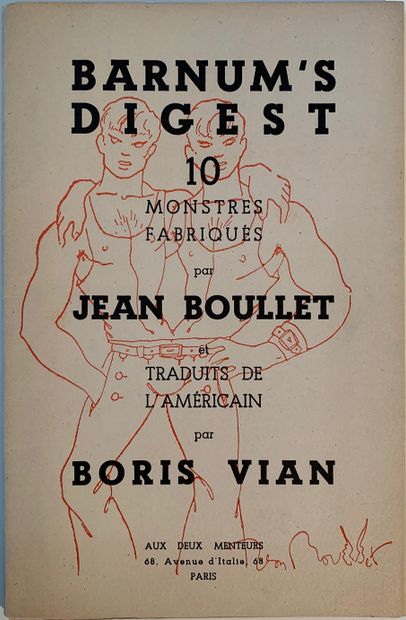 null Boris VIAN - Jean BOULLET. Barnum's Digest, 10 monsters made by Jean Boullet...