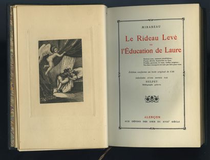 null MIRABEAU. The Rising Curtain. The Education of Laure. - Withdraw, atrabilary...