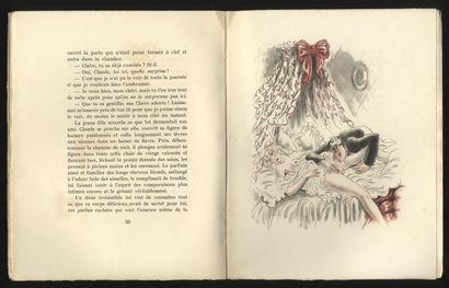 null [Roland BRÉVANNES - André COLLOT]. Seduction. Young Loves. With copper engravings...