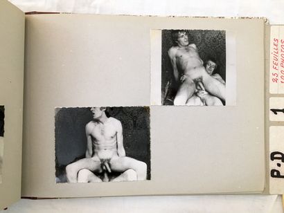 null MALE. Boys among themselves, Pigalle 1950. 99 vintage silver prints, various...