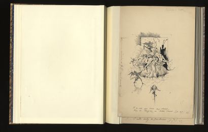 null 56 ORIGINAL INKS BY GUSTAVE FRAIPONT. La Grande Diablerie. 56 original inks...