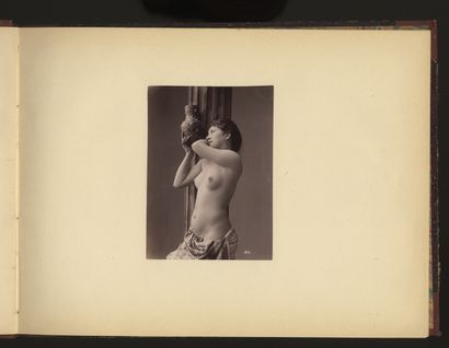 null CANELLAS and others. Nude studies, circa 1890-1900. 38 silver prints, various...