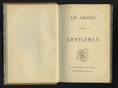 null [Adolphe BELOT?] A. B. The Stations of Love. Letters from India and Paris, collected...
