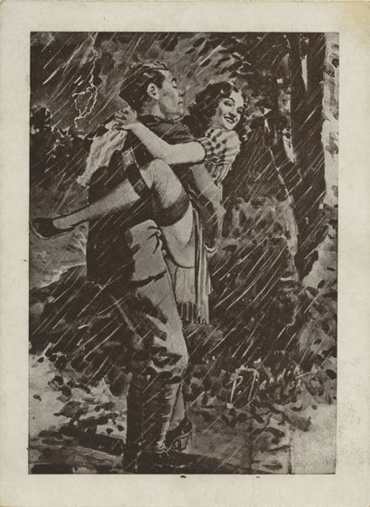 null Pierre DANDIN. Scènes pornographiques, 1938. 42 planches, 18 x 13 cm, imprimées...