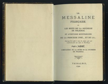 null Caroline de Saint-Hilaire or The Whores of the Palais-Royal. Volume one (Volume...