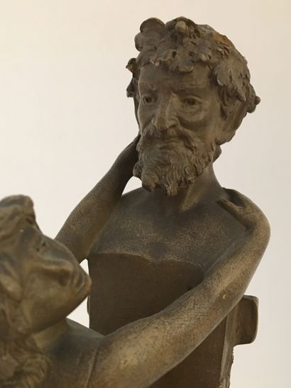null CLODION (after). Ode to Priape, circa 1900. Terracotta, height 35 cm.