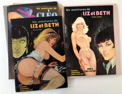 null ADULT COMICS. 56 comic books and illustrations.