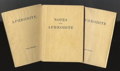 null Pierre LOUYS – [Serge CZEREFKOV]. APHRODITE, mœurs antiques. Edition intégrale...