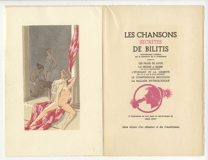 null Guy de MAUPASSANT, Henry MONNIER, etc. Les Chansons secrètes de Bilitis, newly...