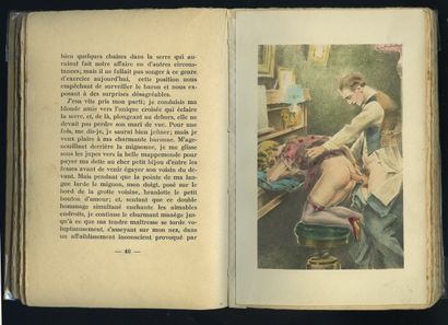 null [Edmond DUMOULIN - CALVES]. E. D. Mes amours avec Victoire. To the occult bibliophile...