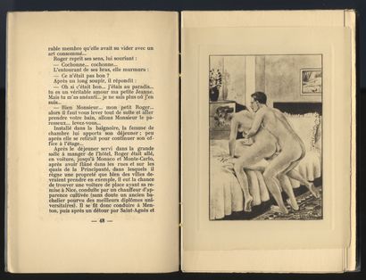 null BOBETTE. Sensualités. Les Érotiques modernes [Paris, vers 1937]. In-8 de 172...