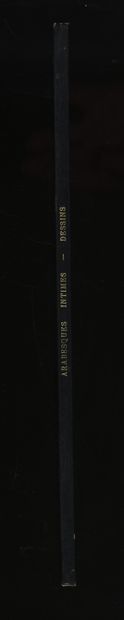 null Alméry LOBEL-RICHE (1870-1950). Intimate arabesques. Modern black cardboard,...