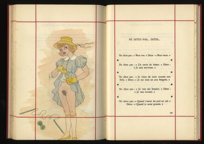 null ENRICHED COPY [Pierre LOUŸS]. Manual of civility for little girls for the use...