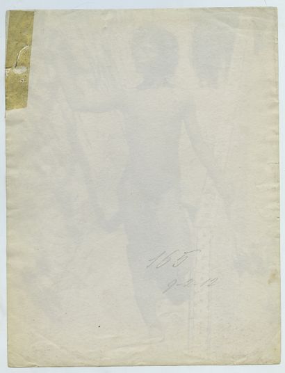 null Wilhelm von GLOEDEN (1856-1931). Study of a Male Nude, 1912. Vintage print on...