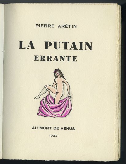 [Lorenzo VENIERO] Pierre Arétin. La Putain...