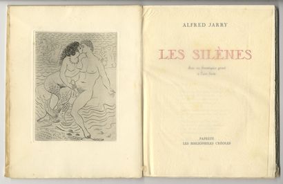 null Alfred JARRY. Les Silènes, with an etched frontispiece. Papeete, les bibliophiles...