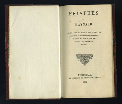 null ÉDITIONS de Jules GAY. La Merdeide. Texte en italien – MAYNARD. Priapées, publiées...