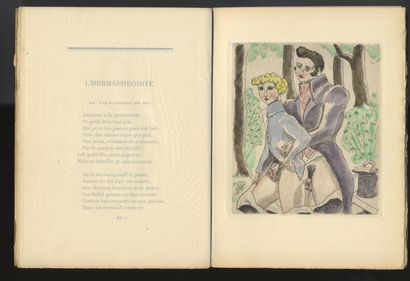 null P.-J. DE BÉRANGER. The erotic songs. Decorated with fourteen etched and coloured...