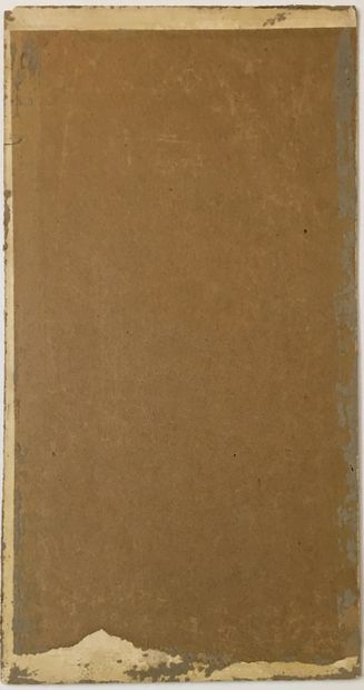 null G. P. La Courtisane, vers 1900. Aquarelle sur papier, 41 x 20,5 cm. Signé par...