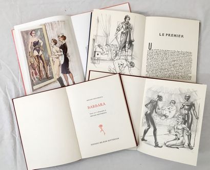 null Georges MONTORGUEIL. 4 books : Barbara, Une brune piquante, Les Quatre jeudis...