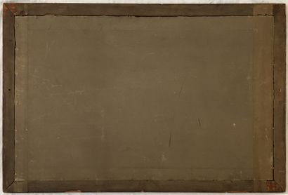 null Gustave BRISGAND. Nu allongé brun (tête à gauche). Procédé Braun, 25 x 51 c...