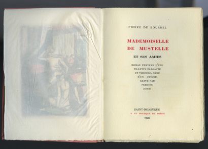 null Pierre du BOURDEL [Pierre MAC ORLAN]. Mademoiselle de Mustelle and her friends....