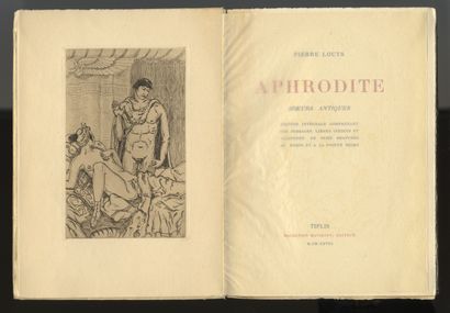 null Pierre LOUYS – [Serge CZEREFKOV]. APHRODITE, mœurs antiques. Edition intégrale...