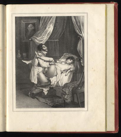 null ROMANTIC LITHOGRAPHS. Hardback, 17 x 12.8 cm containing 12 romantic lithographs...