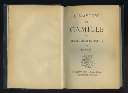 null [Edmond DUMOULIN] E. D., author of Mes Amours avec Victoire. The Countess of...