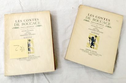 null BOCCACCIO - BRUNELLESCHI. The Tales of Boccaccio. Gibert Jeune, Librairie d'amateurs,...