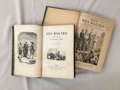 null BAGNE. Histoire des bagnes. 2 volumes.