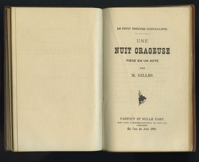 null [5 ouvrages d’Alphonse MOMAS] LE NISMOIS. Une nuit embrouillée, vaudeville en...