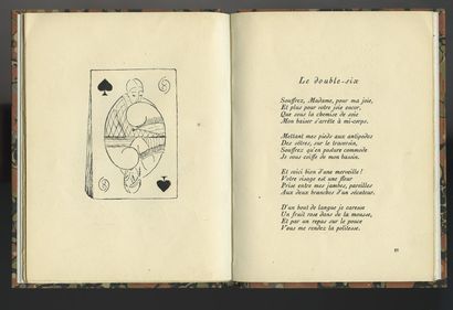 null [Georges OLTRAMARE]. Half-body. Poems by the Chevalier des Couches. Drawings...