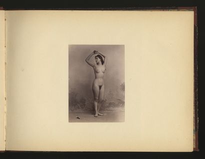 null CANELLAS and others. Nude studies, circa 1890-1900. 38 silver prints, various...