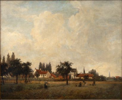 null Robert Charles MOLS (1848-1903)

Campagne hollandaise

Huile sur toile

82 x...