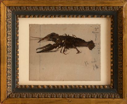 null 
Pierre Olivier Joseph Coomans (1816-1889)




The crayfish




Oil on paper,...