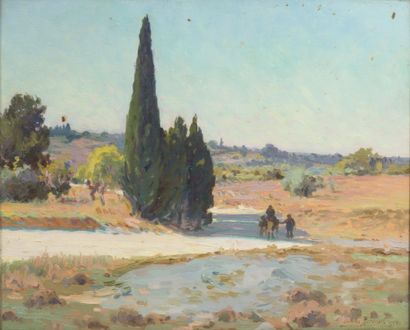 null Carolus MORIZOT (20th century)

Provencal Landscape

Oil on panel

Signed and...
