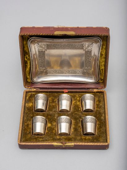 null Charles BOUCLIER (active between 1892 and 1904)

Silver liqueur service composed...