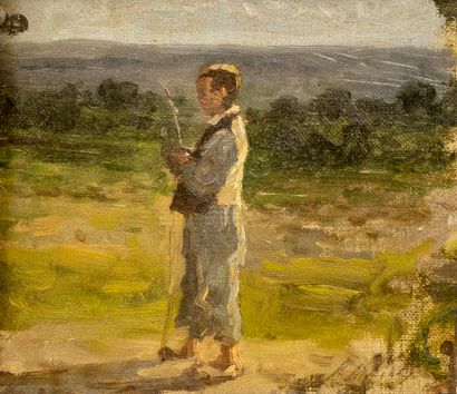 null French school of the late 19th or early 20th century

The little shepherd in...