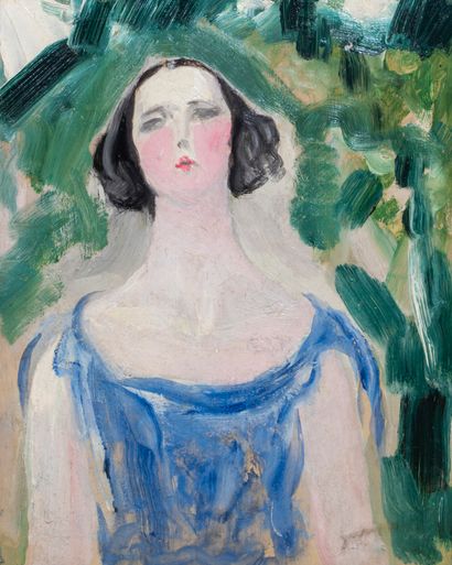 Jacqueline MARVAL (1866-1932) 
Autoportrait...