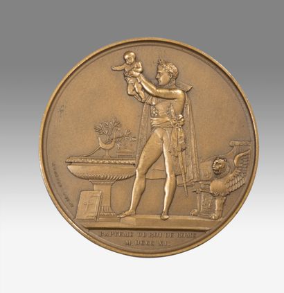 null 
Jean-Bertrand ANDRIEU (1761-1822) after





Bronze medal representing on one...