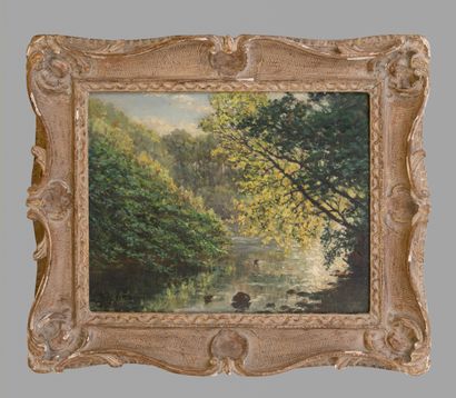 null Gem (20th century)

On the Island Madame

Oil on panel

Titled on the reverse,...
