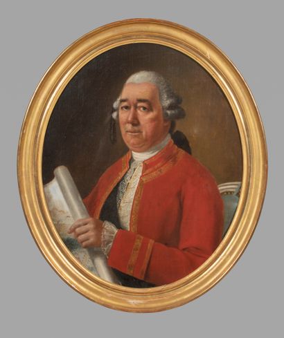 null 
Ecole Française vers 1780.




Portrait d’un architecte présumé de la famille...