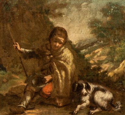 null École d’Italie du nord vers 1720

Jeune berger et son chien

Toile Sans cadre

29...